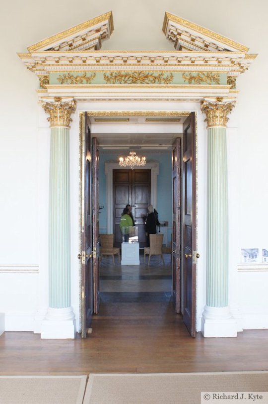 The doorway to the Hall from the Saloon, Croome Court, Worcestershire