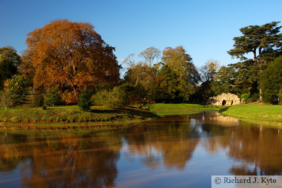 Looking across the Lake towards the Grotto, Croome Park, Worcestershire