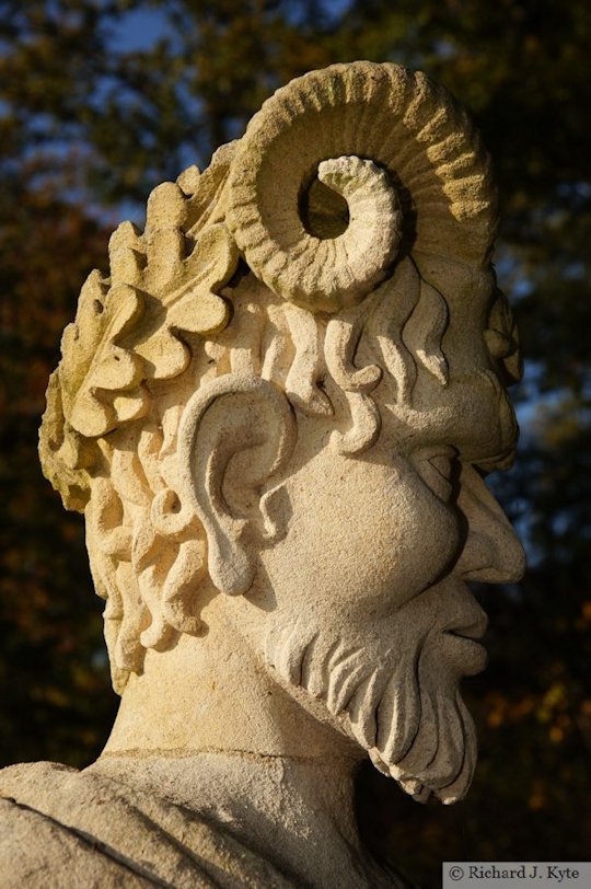Statue of Pan, The Evergreen Shrubbery, Croome Park, Worcestershire