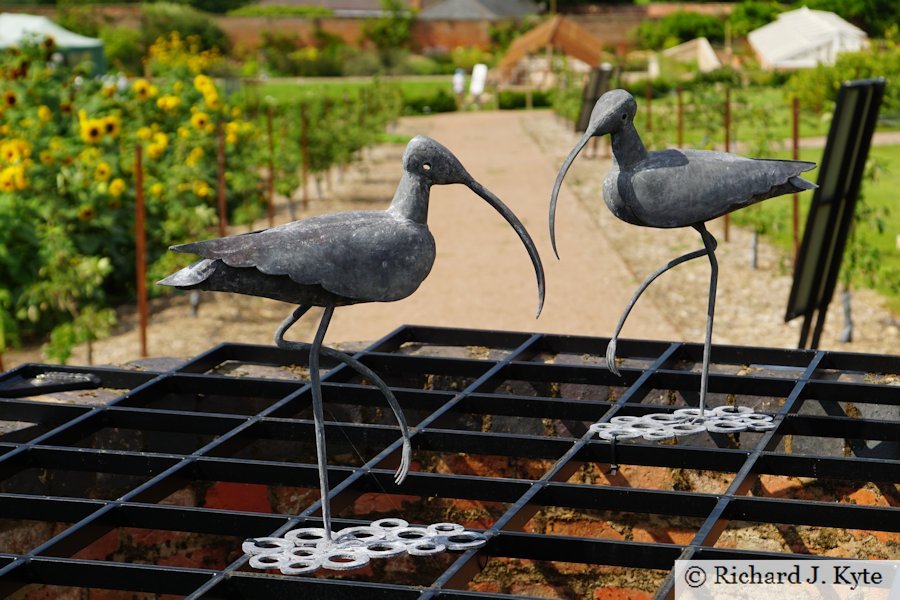 Curlew Sculptures, The Walled Garden, Croome Park, Worcestershire