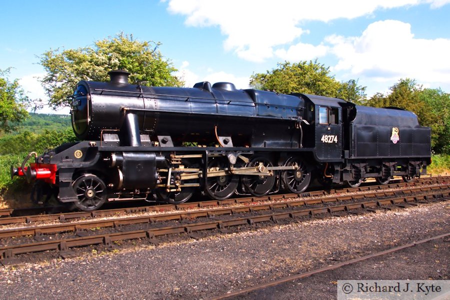 LMS class 8F no. 48274  at Toddington, Gloucestershire Warwickshire Railway , "Cotswold Festival of Steam"