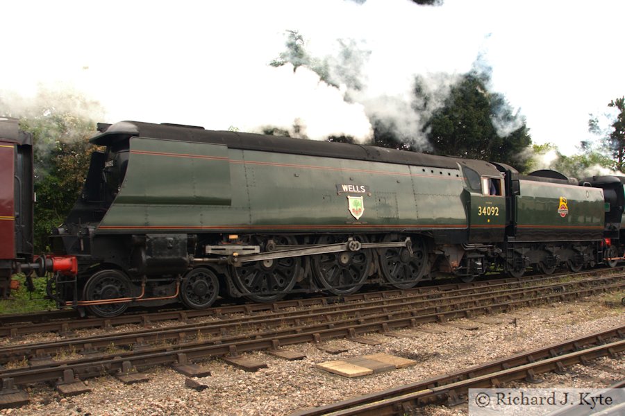 SR West Country class no. 34092 Wells, Toddington, Gloucestershire Warwickshire Railway