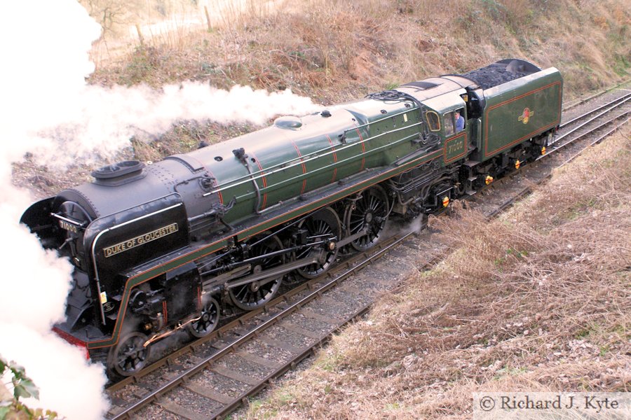 BR Class 8 no. 71000 Duke of Gloucester, Arley, Severn Valley Railway