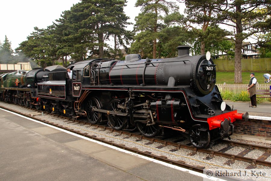 BR Class 4MT no. 76017, Winchcombe, Gloucestershire Warwickshire Railway