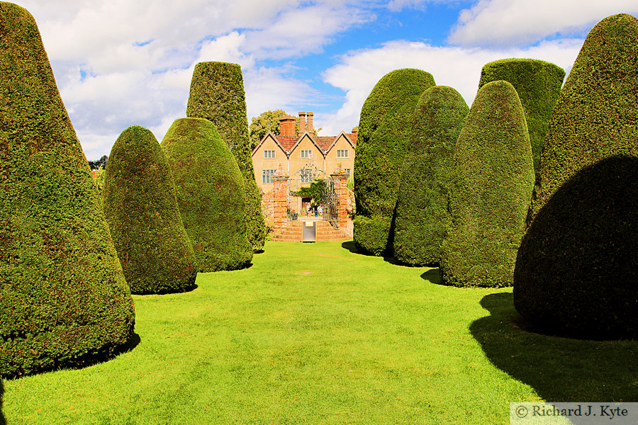 The Yew Garden, looking towards Packwood House, Warwickshire