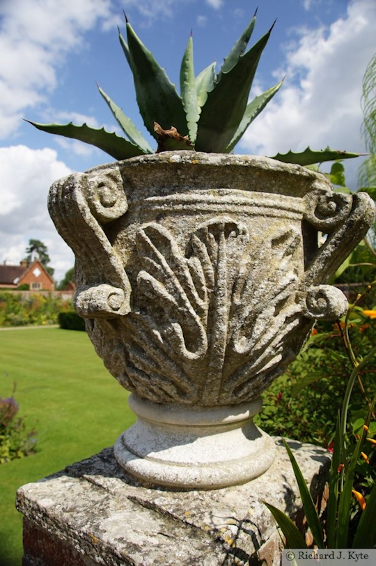 Urn, The Raised Terrace, Packwood House, Warwickshire