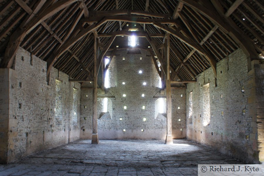 Middle Littleton Tithe Barn Interior, Worcestershire