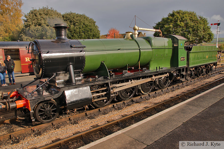 GWR Class 28XX no. 2807, at Winchcombe, Gloucestershire Warwickshire Railway "Autumn Showcase" 2023