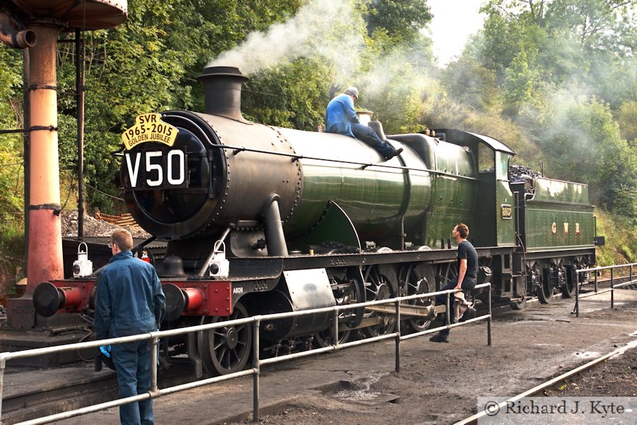 GWR 28XX class no. 2857 at Bewdley, Severn Valley Railway 