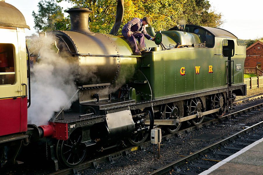 GWR 42XX no. 4270 at Toddington, Gloucestershire Warwickshire Railway