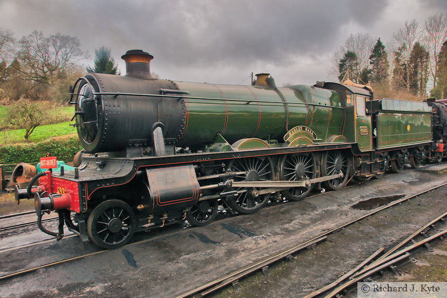 GWR "Hall" Class no. 4930 "Hagley Hall" at Bridgnorth, Severn Valley Railway
