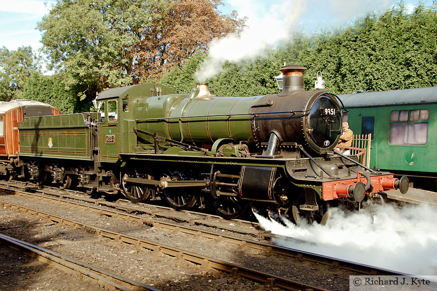 West Somerset Railway 9351 class no. 9351 at Bridgnorth, Severn Valley Railway Autumn Gala 2022