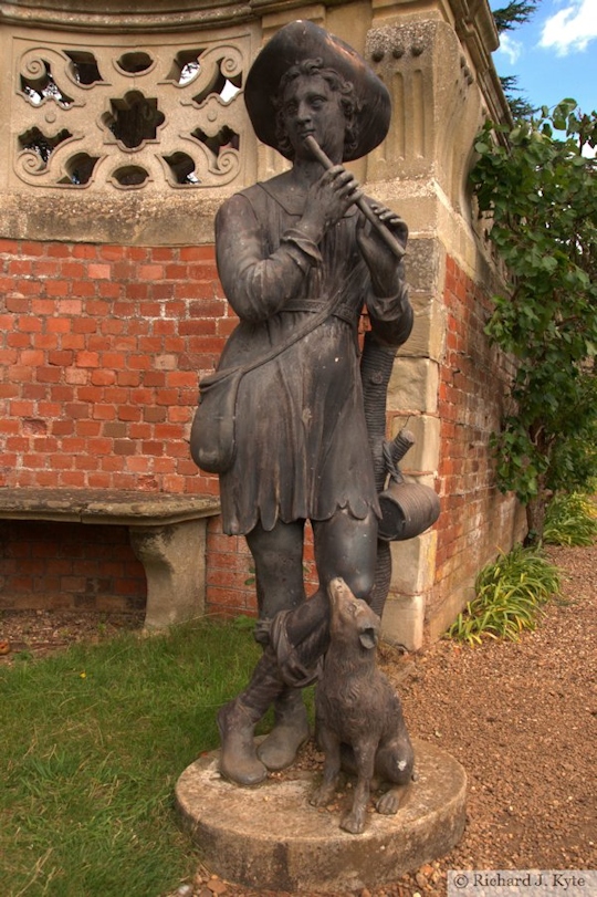 Shepherd Statue, The Greencourt, Charlecote Park, Warwickshire