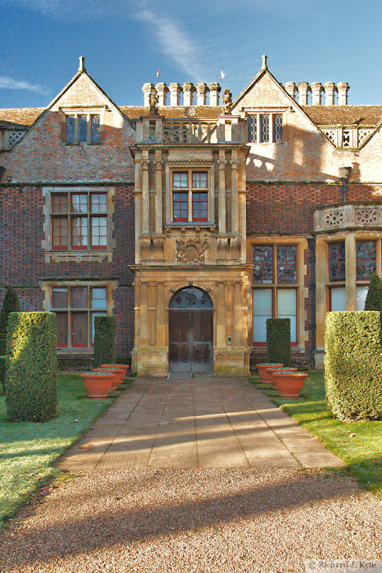 The Entrance to Charlecote House, Charlecote Park, Warwickshire