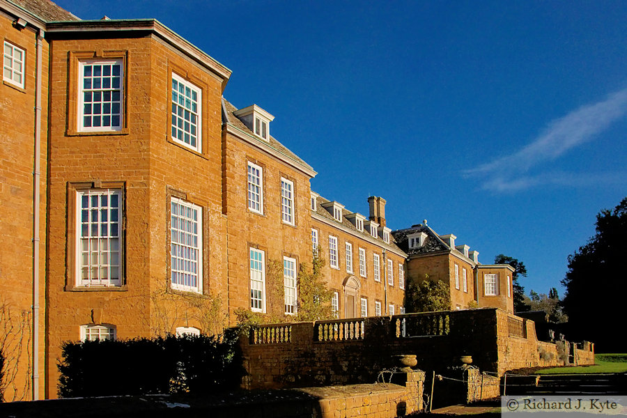 The rear of Upton House, Warwickshire