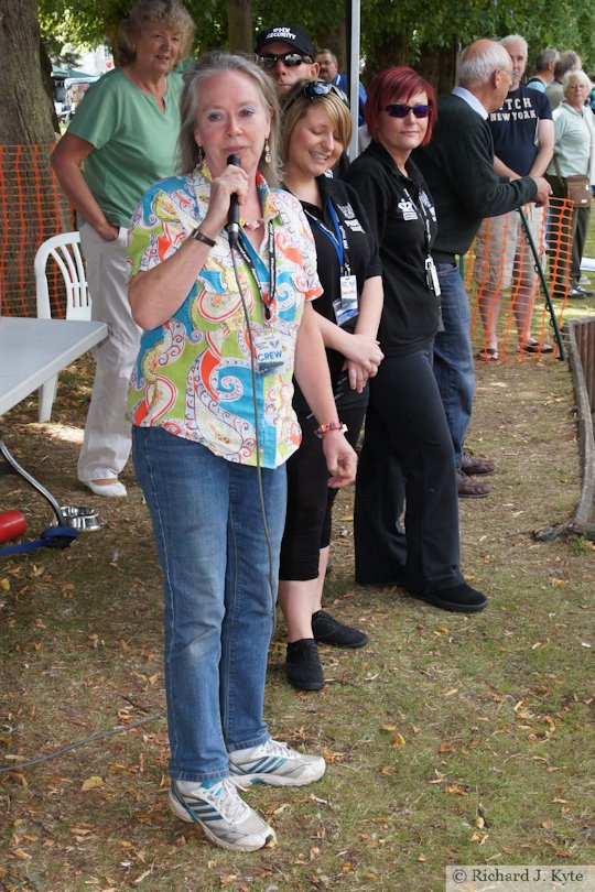 Cathy Evans, and representatives from PHX security, Evesham River Festival 2011