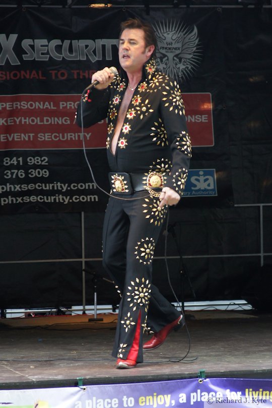 "Elvis Presley" Tribute Act, Evesham River Festival 2011