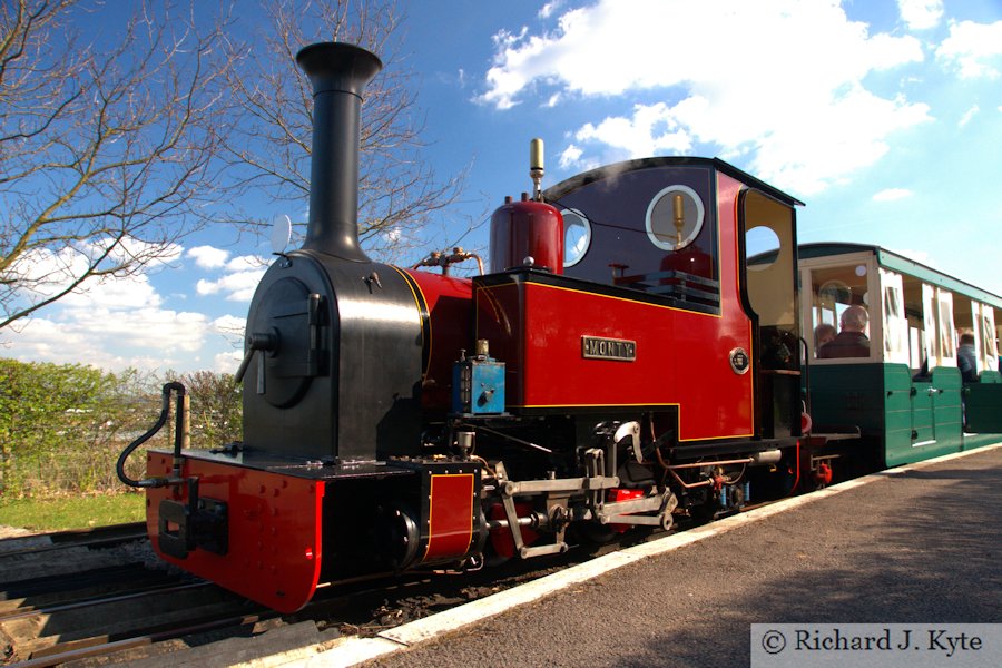 Exmoor Steam Railway No. 300 "Monty", Evesham Vale Light Railway