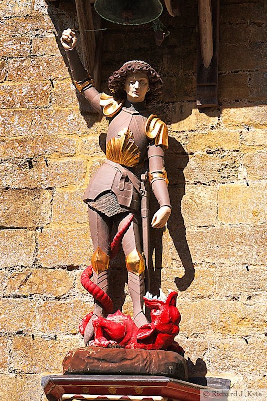 Statue of St George, Snowshill Manor, Gloucestershire