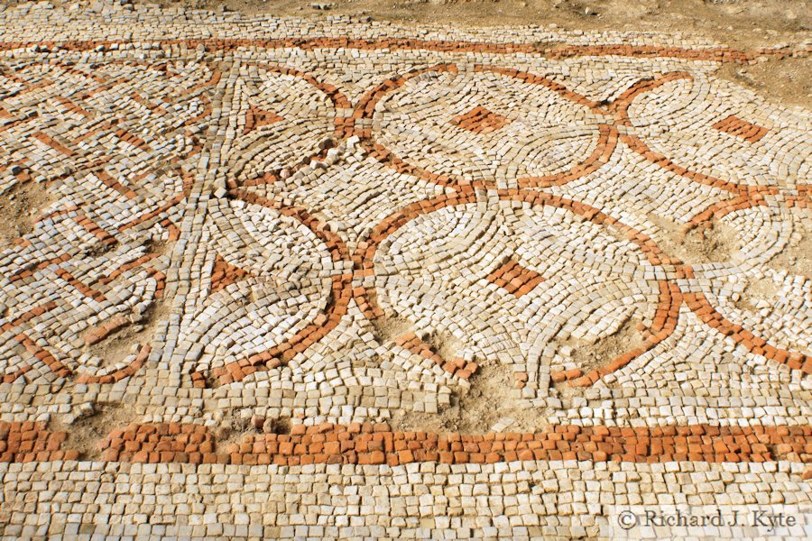 Mosaic, Chedworth Roman Villa, Gloucestershire