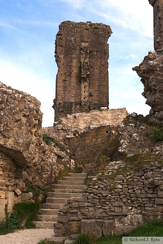 Steps, Corfe Castle, Isle of Purbeck, Dorset