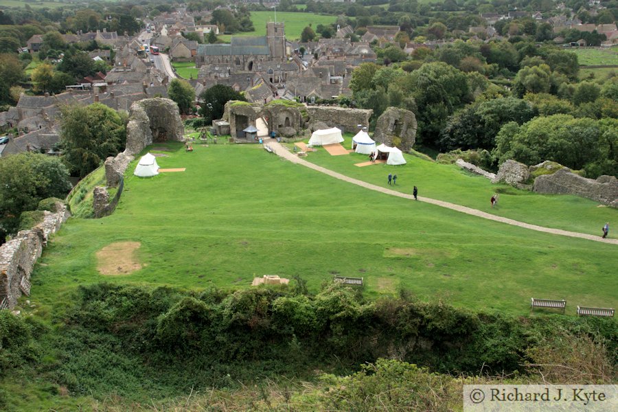 Outer Bailey, Corfe Castle, Isle of Purbeck, Dorset