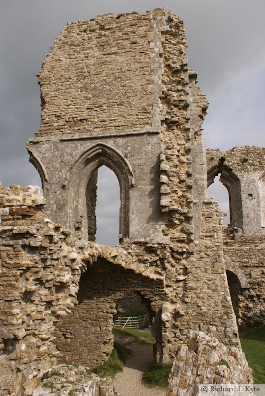 Ruins, Corfe Castle, Isle of Purbeck, Dorset