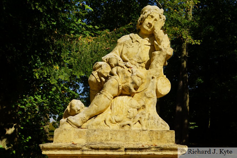Statue, "Circle of the Dancing Fawn", Stowe Landscape Gardens, Buckinghamshire