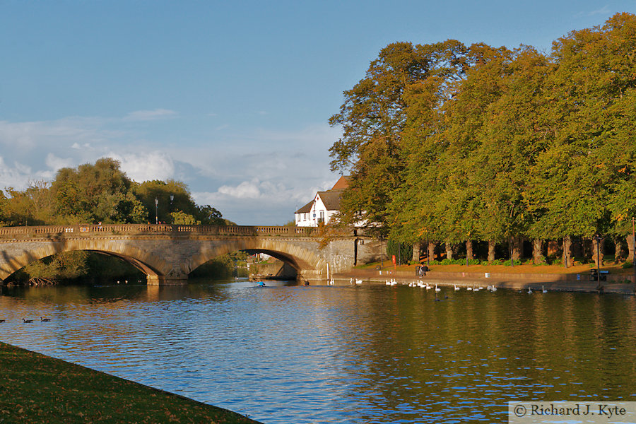 Workman Bridge and The River Avon, Evesham, Worcestershire