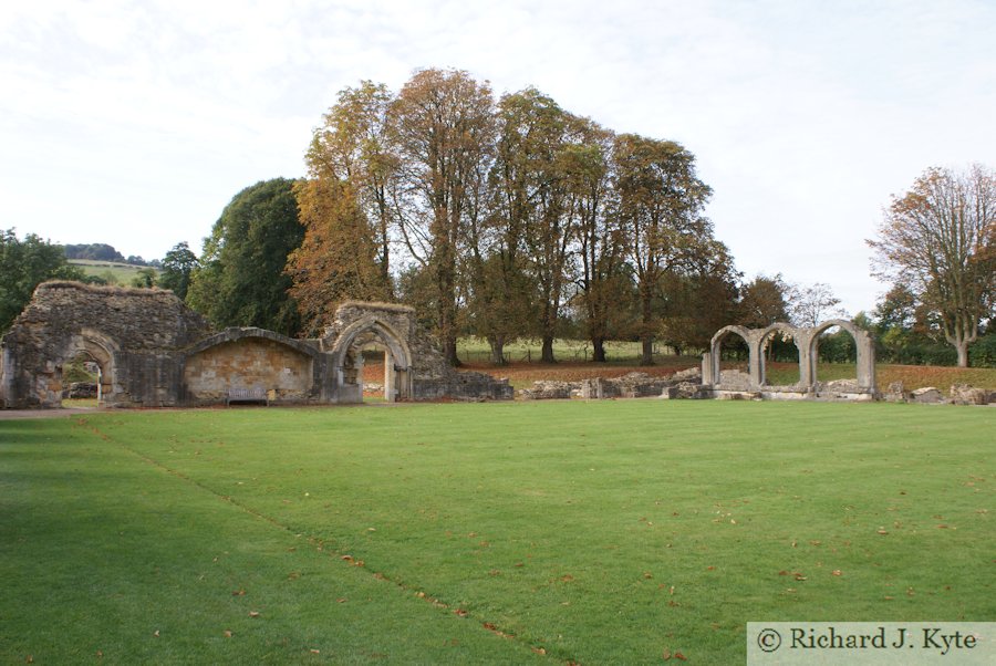 The Cloister at Hailes Abbey, Gloucestershire
