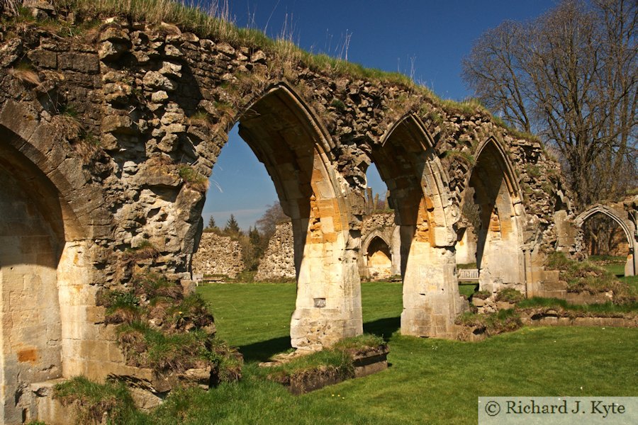 Chapter House arches, Hailes Abbey, Gloucestershire