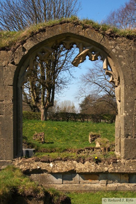 Archway, The Cloister, Hailes Abbey, Gloucestershire