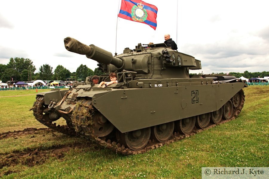 Centurion AVRE Tank (11 BA 66), Wartime in the Vale 2016