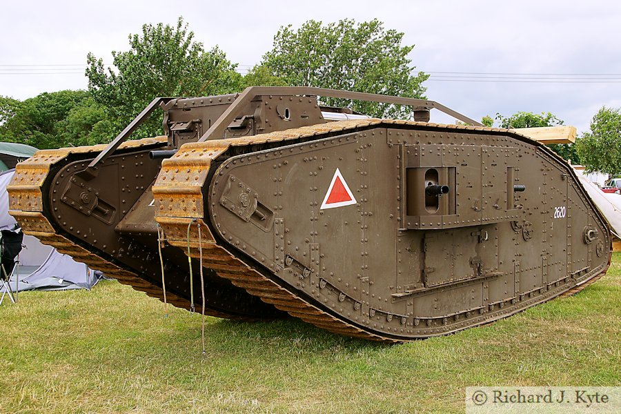 Replica British MK IV Female Tank Deborah II, Wartime in the Vale 2018