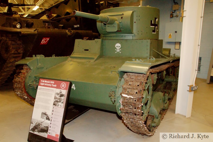 Russian T26 Model 1933 Light Infantry Tank, Bovington Tank Museum, Dorset