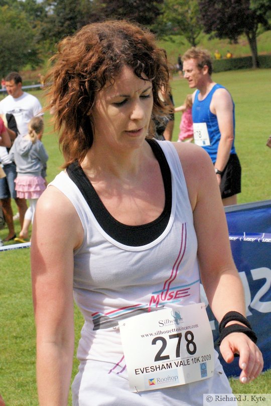Runner 278, Evesham Vale 10K Race 2009