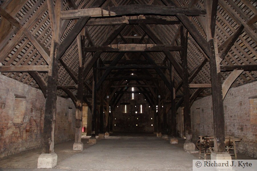 Inside Bredon Barn, Worcestershire