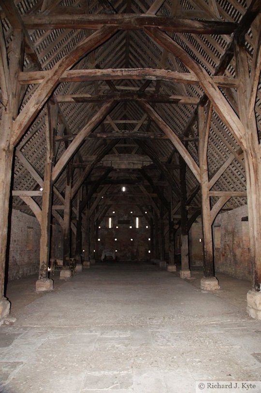 Inside Bredon Barn, Worcestershire