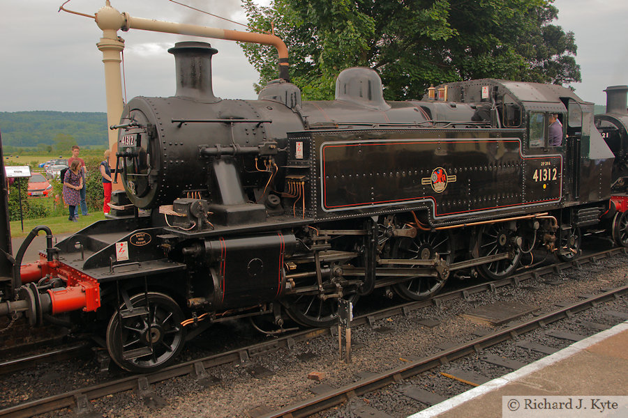 LMS 2MT no. 41312 at Toddington, Gloucestershire Warwickshire Railway "Cotswold Festival of Steam 2022"
