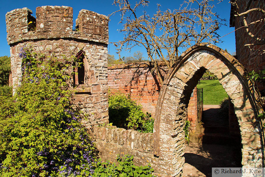 Archway and Turret, The Walled Garden, Croft Castle, Herefordshire