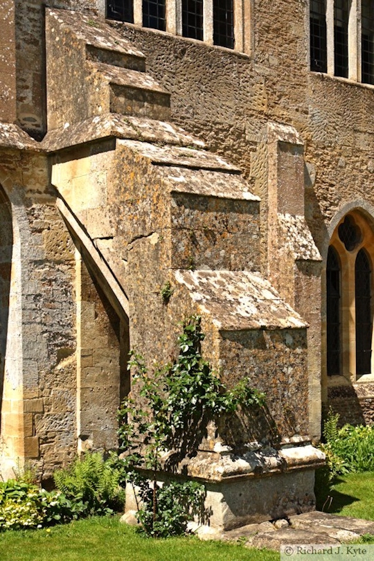 Buttress, Lacock Abbey, Wiltshire