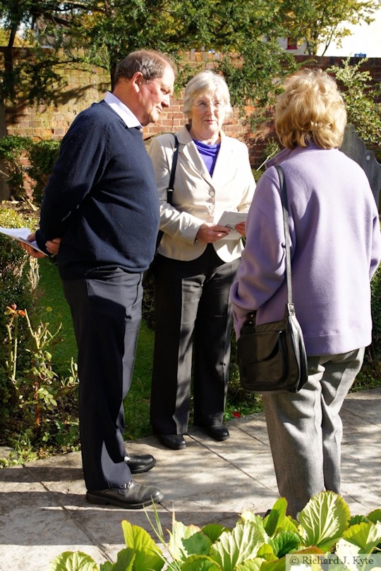 Members of the Evesham Unitarians and the Vale of Evesham Historical Society, Unitarian Chapel, Evesham, Worcestershire