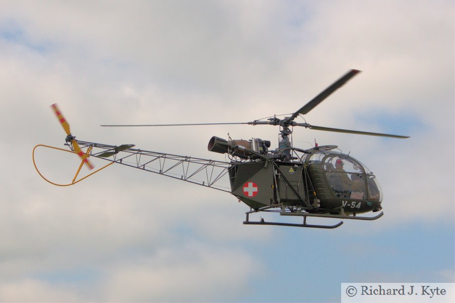 Aerospatiale Alouette II Helicopter, Throckmorton Airshow 2013