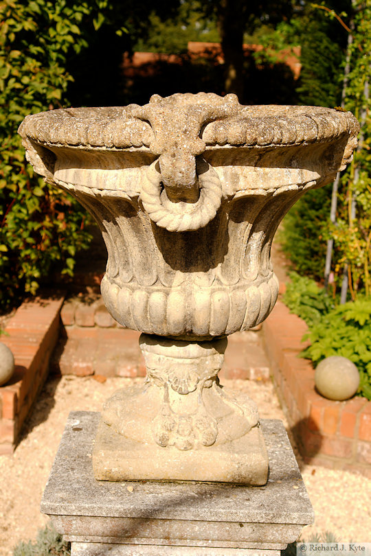 Ornamental Urn, The Formal Garden, Coughton Court, Warwickshire