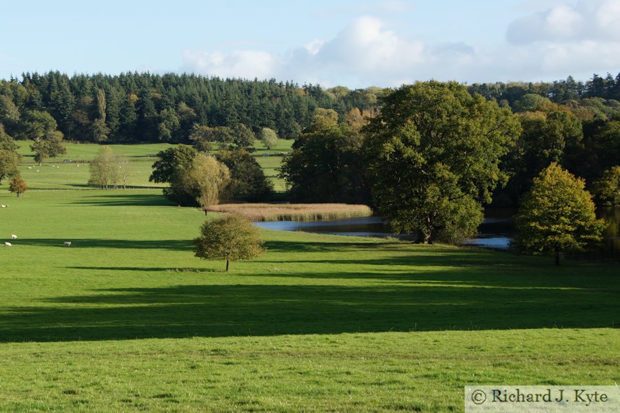 Looking towards the pool, Berrington Hall, Herefordshire