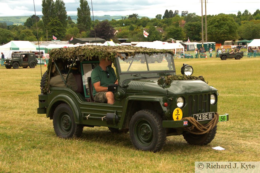 Exhibit Green 56 - Austin Champ (74 BE 81),  Wartime in the Vale 2015