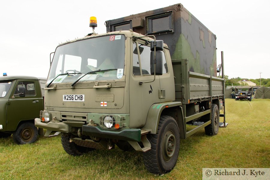 Exhibit Green 83 - Leyland DAF 45/150 4x4 GS Tail Lift (K256 CHB) , Wartime in the Vale 2015