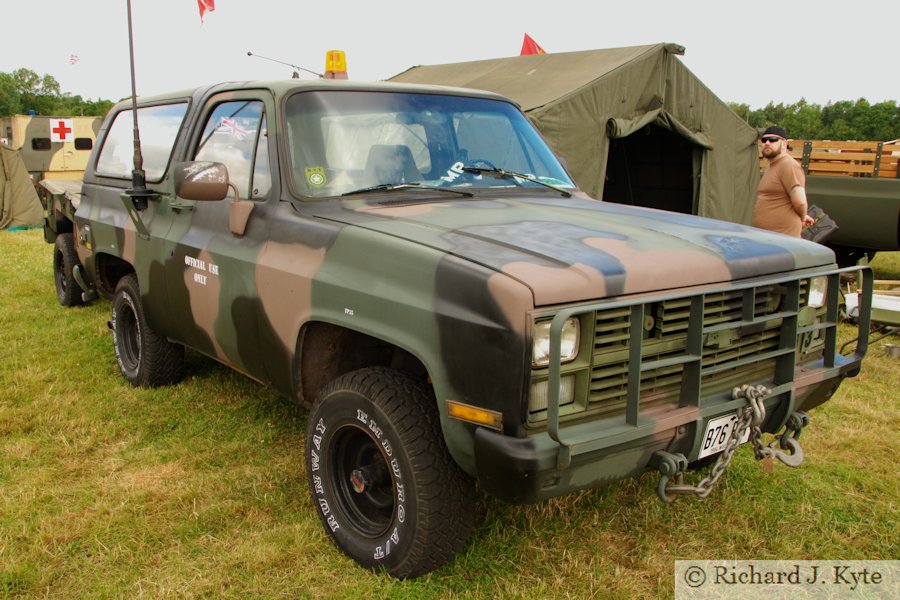 Exhibit Green 89 - Chevrolet M1009 Blazer (B76 RLP), Wartime in the Vale 2015