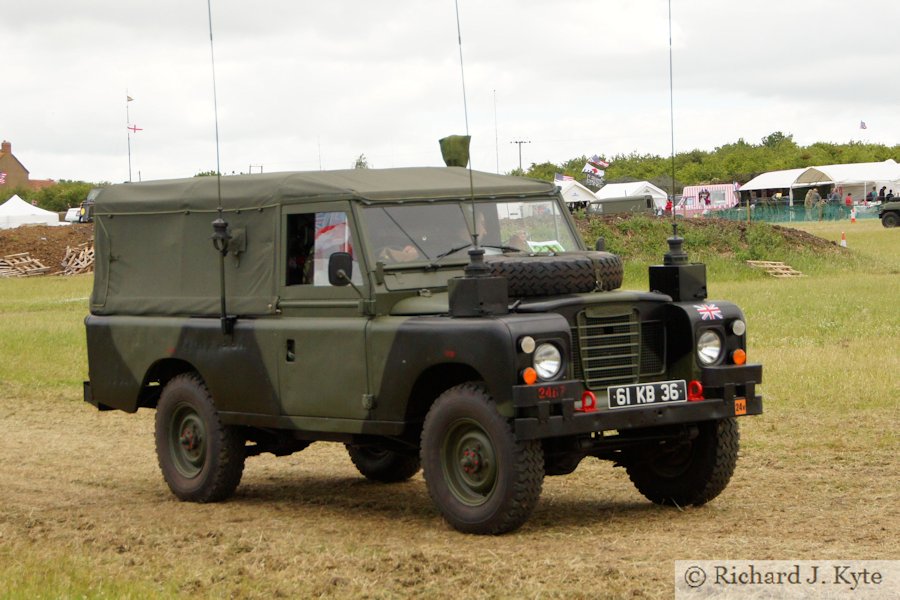 Exhibit Green 221 - Land Rover 109 FFR (61 KB 36), Wartime in the Vale 2015