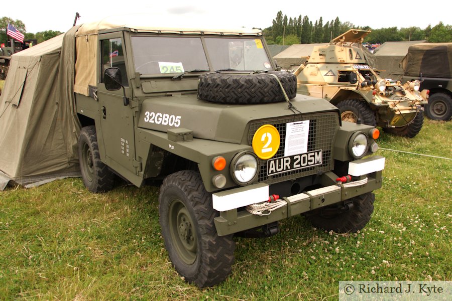 Exhibit Green 245 - Land Rover Lightweight (AUR 205M/32GB05), Wartime in the Vale 2015